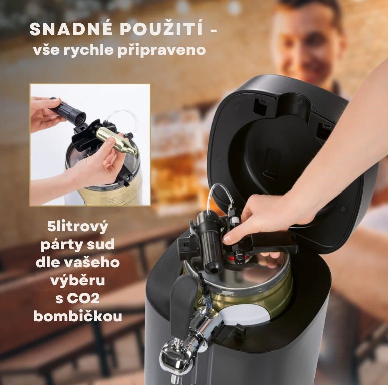 GourmetMaxx Party pivní výčep pro 5l soudky piva BierMaxx 14011 (4)